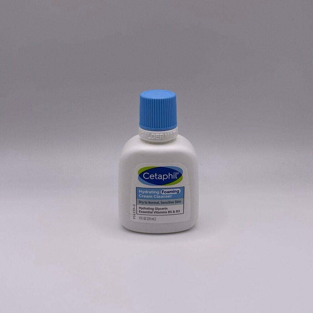 Cetaphil Gentle Hydrating Foaming Cream Face Wash Travel Size Cleanser